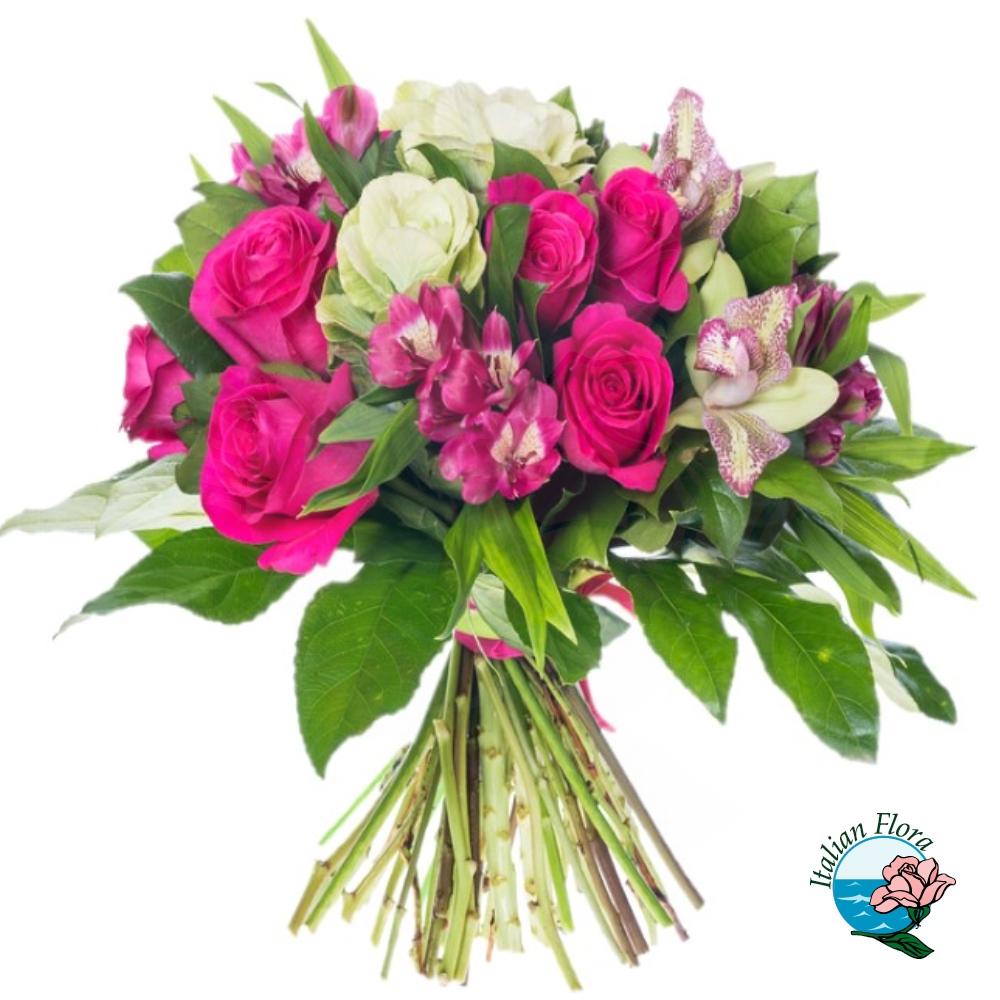 gerbere-e-alstromerie_1000px bouquet con gerbere e alstroemerie
