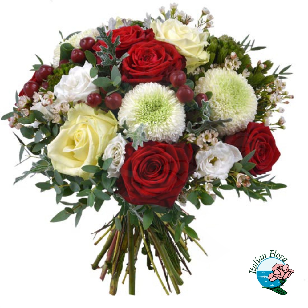Bouquet-natalizio_1000px Bouquet natalizio bianco e rosso