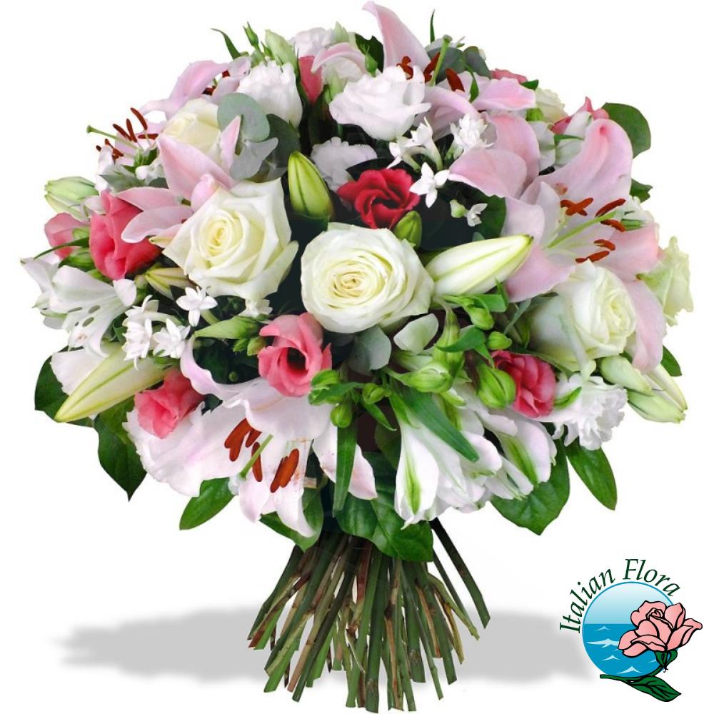 cb12ede8-c3d4-458a-9243-43ab8b26fbbb Mazzo di lilium e rose